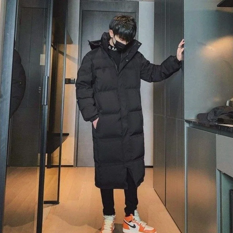 

​Dongdaemun Couple's Oversized Winter Coat 2025 Thermal Insulated Extra Long Down Jacket Over Knee Hooded New Style Loose Fit​