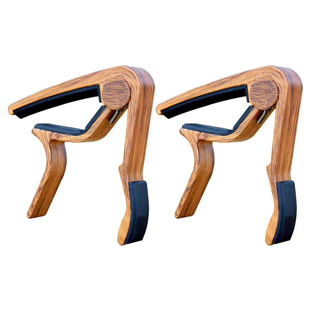 

2 Pcs Grain Tone Clip Capo for Classical Music Tool Aluminum Alloy Electric Guitar Musical Tools