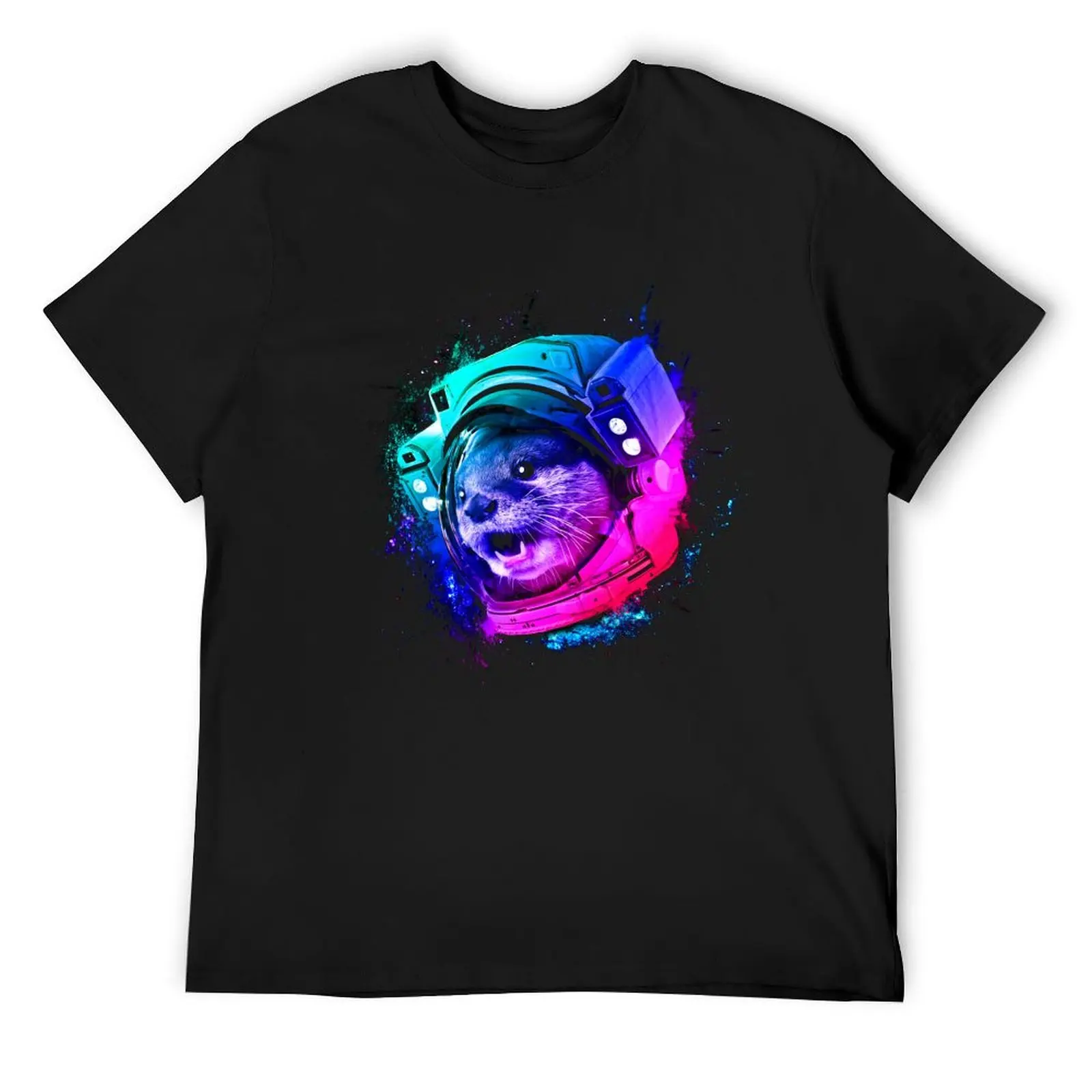 

Otter Space T-Shirt custom shirt topping cotton graphic tees vintage clothes t shirts for men
