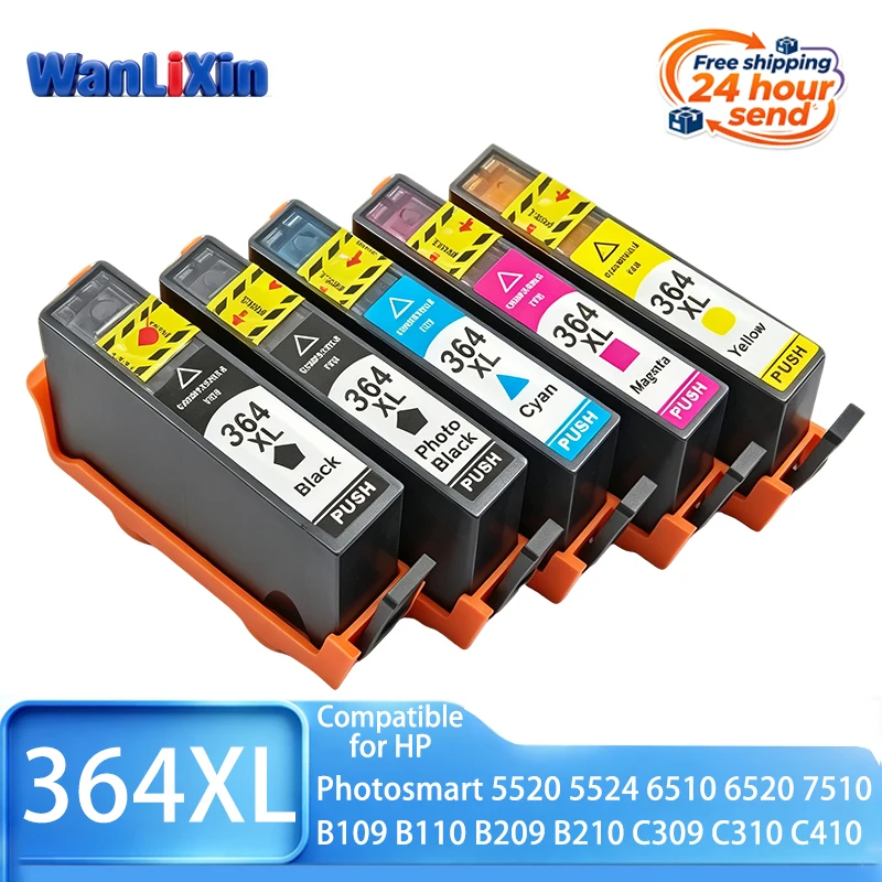 364XL For HP364XL 364 XL Ink Cartridges Deskjet 3522 3070a 3520 Photosmart 5522 7510 5520 5510 5520 6510 6520 7510 7520 printers
