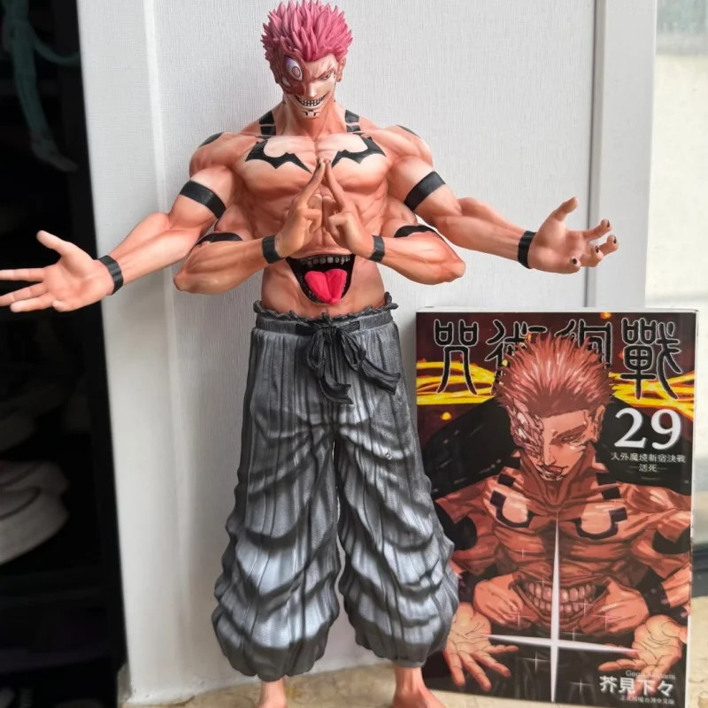 

Популярная фигурка Рёмена Сукуны из Jujutsu Kaisen, коллекционная статуэтка из ПВХ, модель, украшение для комнаты, кукла, подарки, игрушки