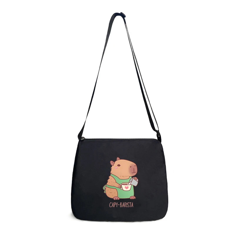 Damskie torby pod pachami Cartoon Capybara designerska torebka regulowane paski na ramionach torba Crossbody śliczne torebki Capybara dla nastolatków