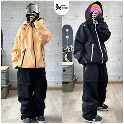 John Snow Men And Women's Winter Ski Clothes Waterproof Breathable Warm Ski Snowboard Wear Outdoor Jackets And Pants Snow Suits