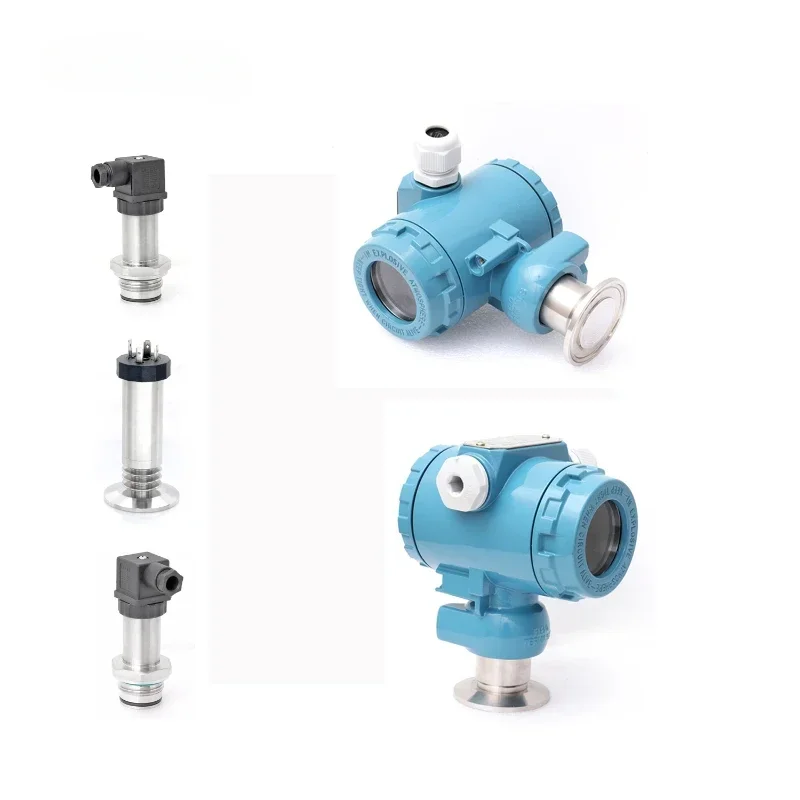 Factory OEM Built-in Flush Diaphragm Membrane Pressure  with Tri Clamp Pressure Transmitter For Medical Food