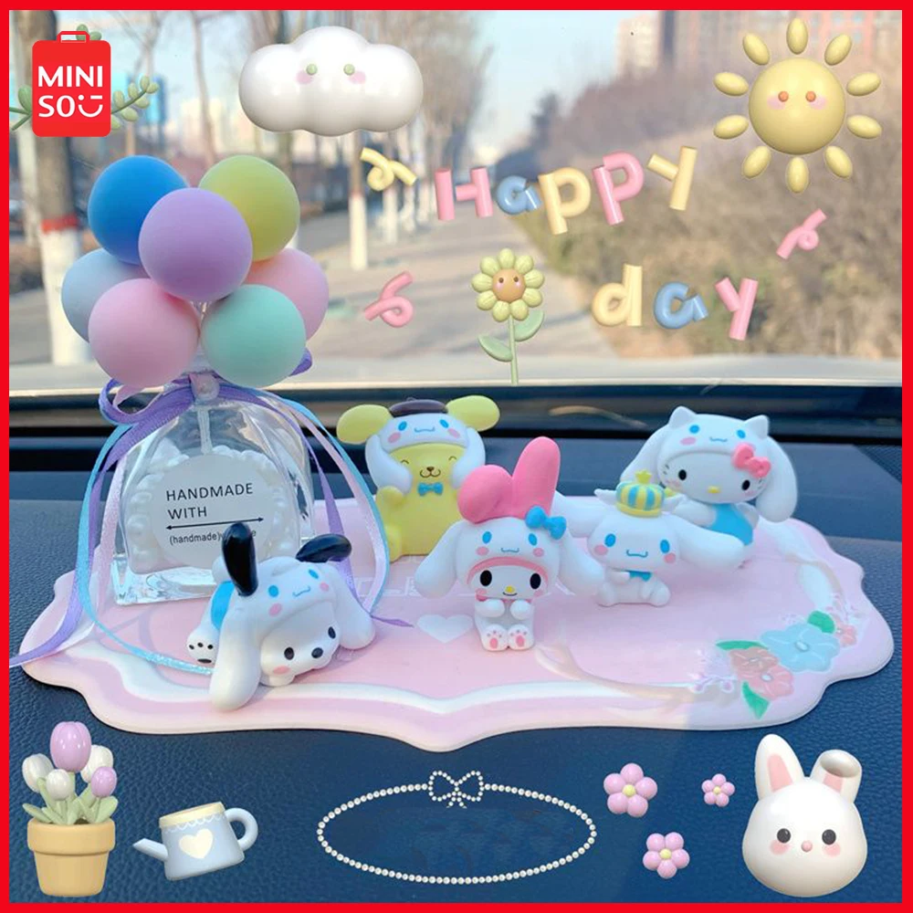 New Miniso Sanrio Pochacco Cartoon Anime Korean Edition Girl Fashion Car Decoration Office Decoration Cute Valentine's Day Gift