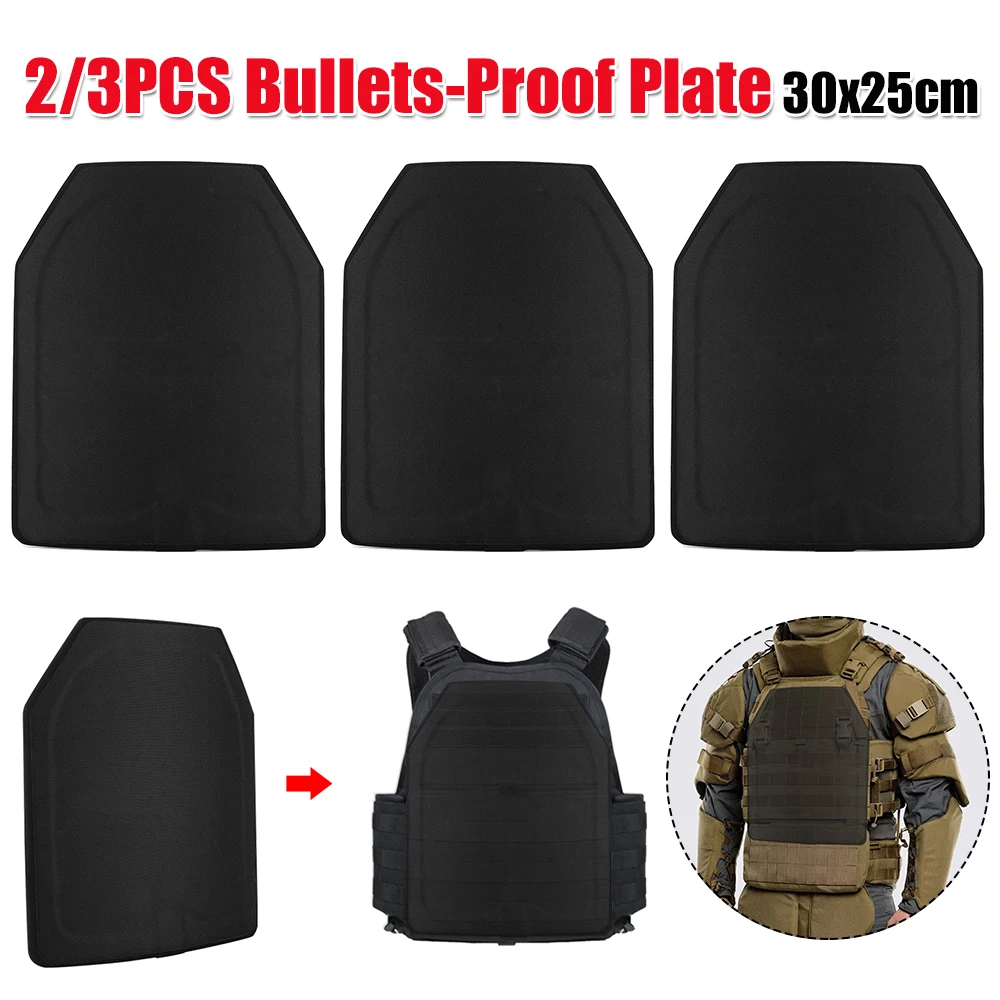 

2/3 шт. Легкая баллистическая панель (30x25 см) из PE IIIA для защитного жилета, композитная баллистическая пластина от порезов и проколов