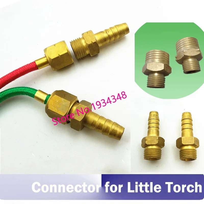 Little Torch Connector with Oxygen Gas Connector for Smith Little Torch,Oxygen welding torch connector