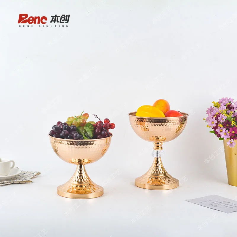 Light Luxury Fruit Plate, Tall Wrought Iron Candy Box, Wedding Main Table, Flower Ware, Home Snacks, Melon Seed Plate, Living Ro