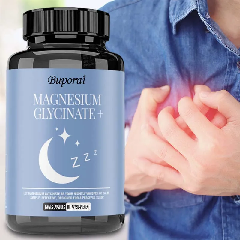 

Глицинат магния — система нервов, улучшение нервов настроения, улучшение сердечно-сосудистой энергии, снижение стресса и стимулирования здорового сна