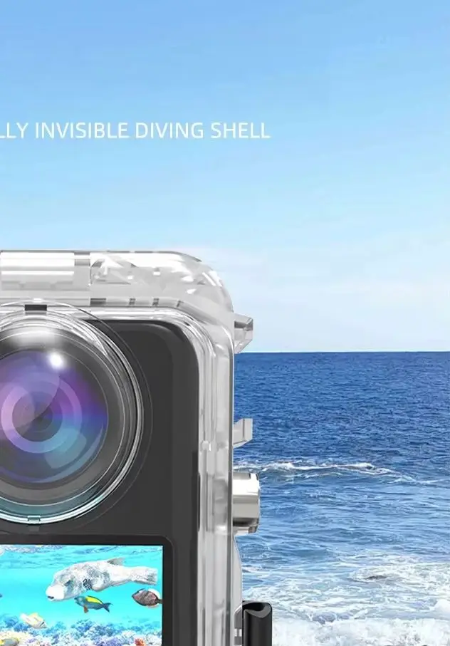 

Fully Invisible Waterproof Protective Case 40M Underwater Diving Housing Shell Panoramic Camera Accessories for DJI OSMO 360