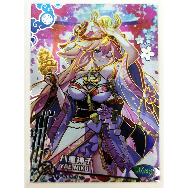 Anime Goddess Story The Beauty of Beauty Yae Miko Rem Ganyu Altria Pendragon Tamamo No Mae Wkr Card New Collection Birthday Gift