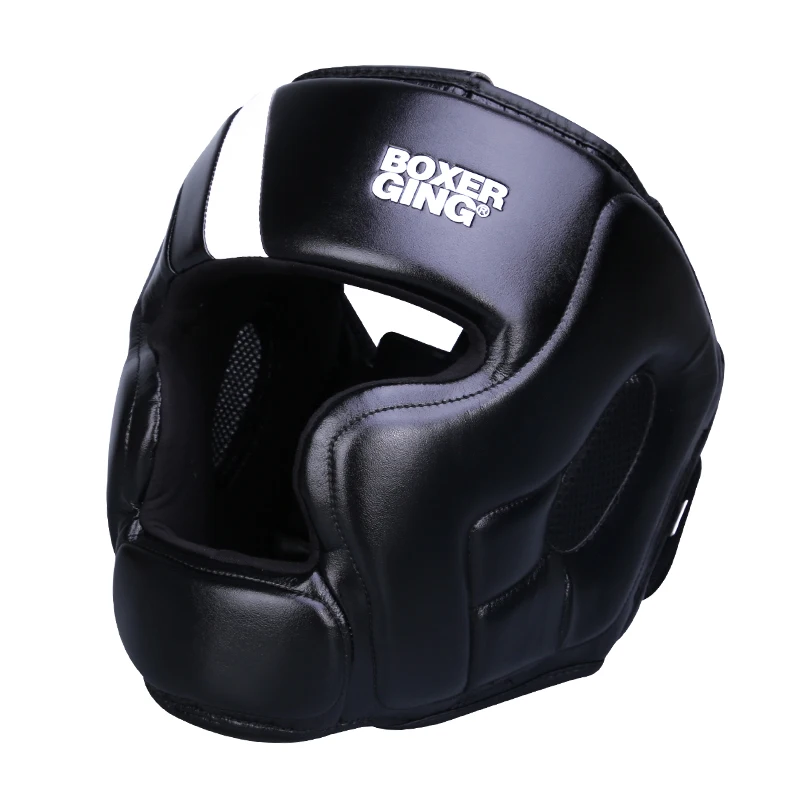 Full-Covered Thickened Boxing Helmet Men Women Adult Karate Muay Thai Training Head Protector Gym Equipment Taekwondo Head Guard