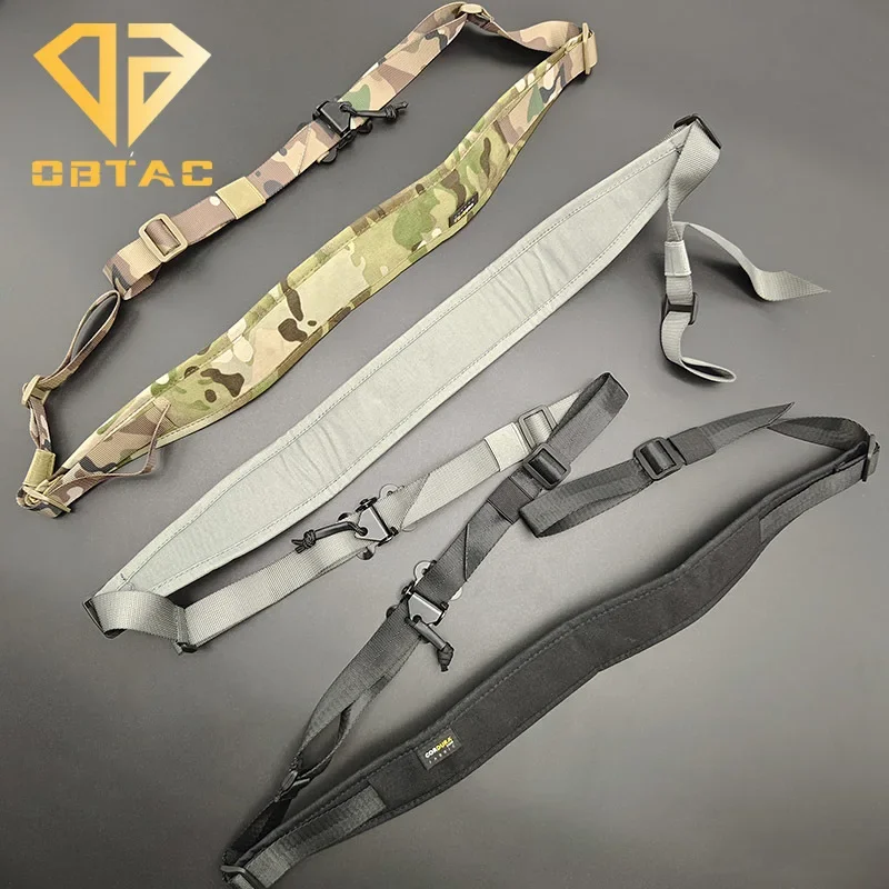 Airsoft 1/2 Point Crossbody Rope Adjustable Rifle Strap Tactical Hunting Weapon Accessories of Outdoor Nylon Belt Rope