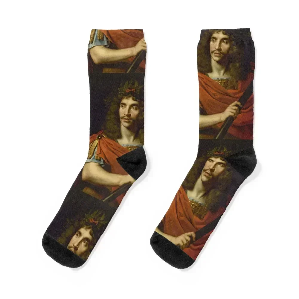 

400 years of Molière Socks set hockey Stockings man cotton Woman Socks Men's kawaii short FASHION Socks Girl Men's