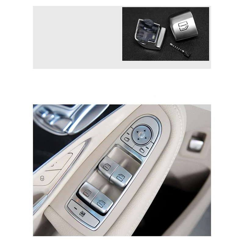 Window Switch Repair Button Cover Vehicle Door Glass Control Switch For Mercedes Benz C Class GLK W205 W253 2059056811