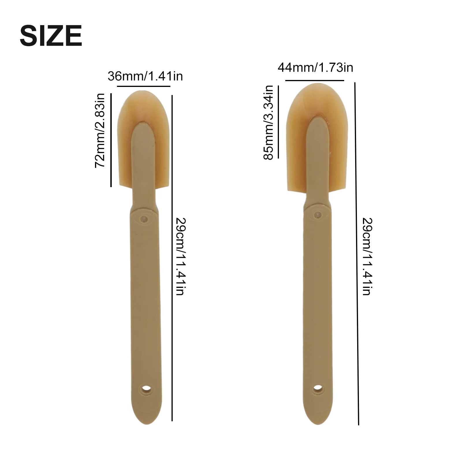 

Sealant Finishing Tools Parts Rubber 22*56/28*64/36*72/44*85mm Head 28cm/29cm Total Length 2PCS Small/2PCS Large High Quality