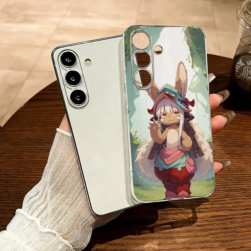 

M-MADE IN A-ABYSS Nanachi Phone Case For SamsungA10,12,20,21S,30,31,40,50,51,52,70,71 Transparent Cover
