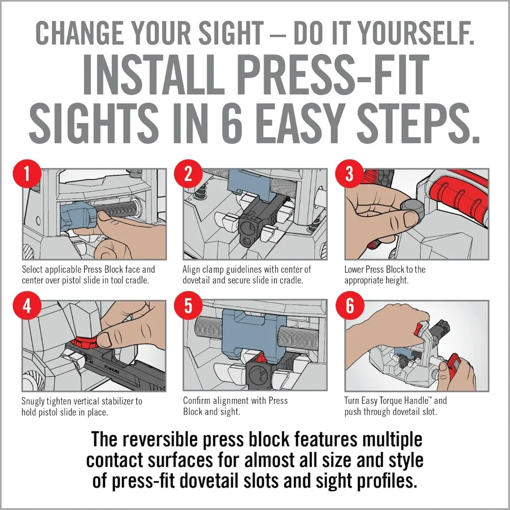 Master Gun Sight Pusher, серый/красный