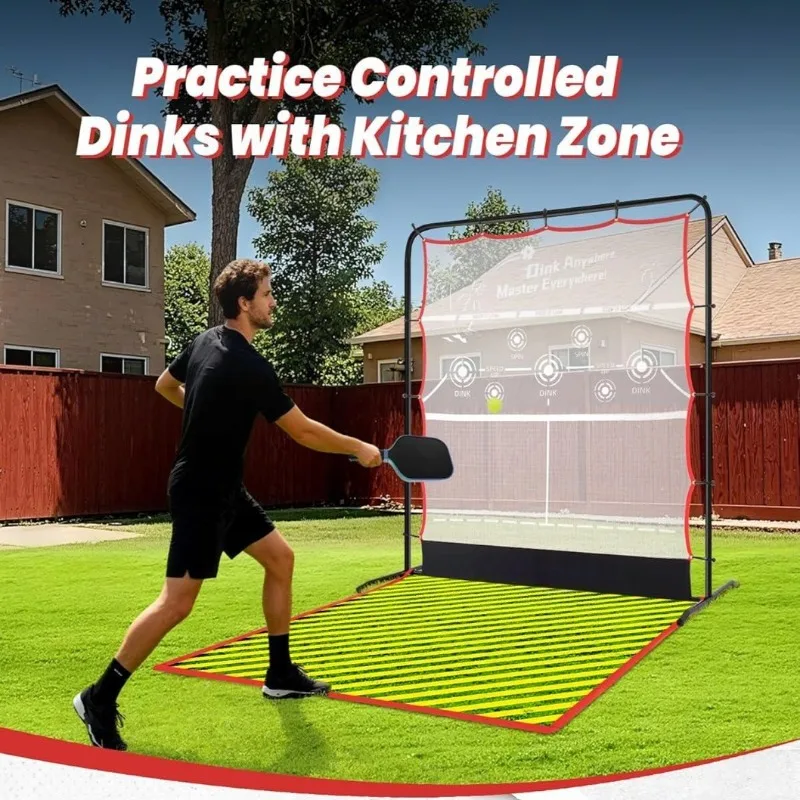 Peak Ball Rebound Net 2-in-1 Trainer Switchable Mini Ball Net Multifunctional Peak Ball Practice Net