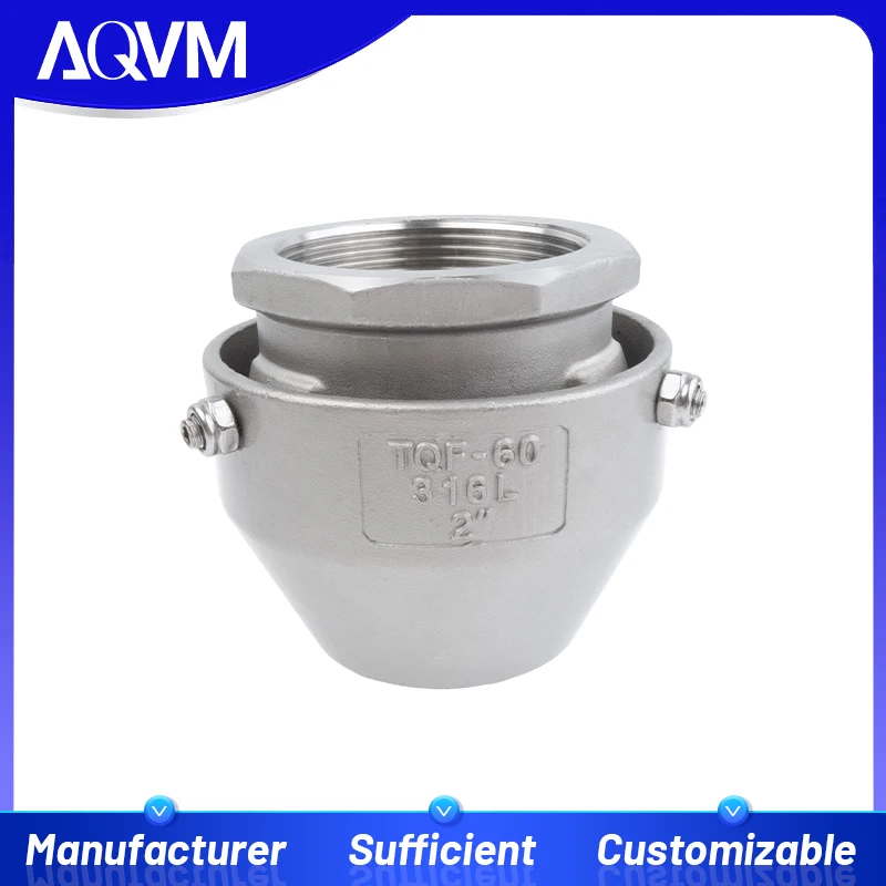

2 Inch Stainless Steel Breather Vent Valve Air Release Cap Flanged Internal Thread for Oil Tank Truck Fuel Dispenser Accessories