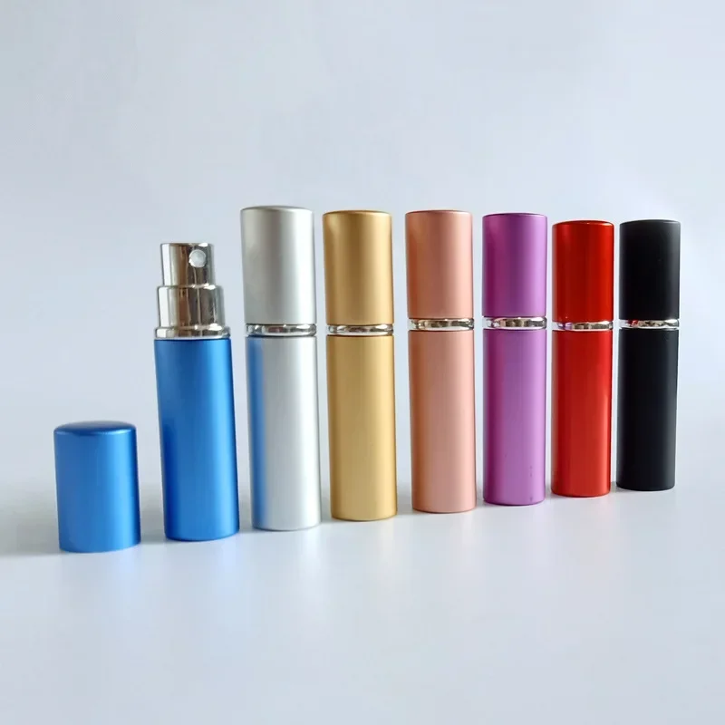 5ml Refillable Portable Mini Perfume Bottle Atomizer Spray Traveler Aluminum Empty Parfum Bottle