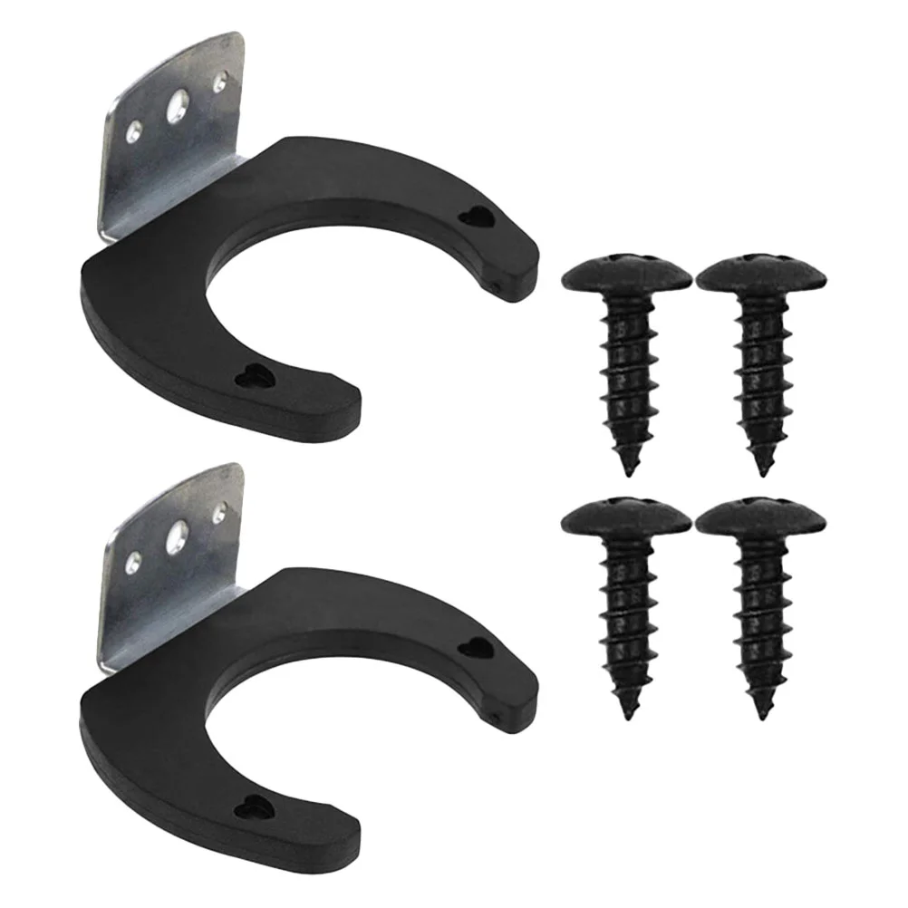 

2 Pcs Mic Stand Accessories Microphone Hook Wall Rack Holder Bracket Gel