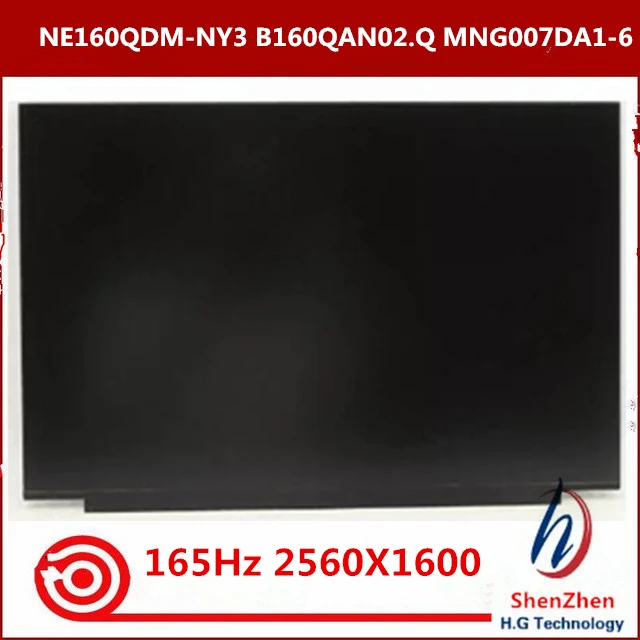 Imagem -01 - para Asus Rog Zephyrus M16 Gu603h Gu603 Tela Lcd do Portátil Não-toque 16.0 Ne160qdm-ny3 V8.0 ou B160qan02.q Mng007da16 2.5k 165hz para asus rog zephyrus m16 gu603h gu603 tela lcd do portatil nao toque 160 ne160qdm ny3 v80 ou b160qan02q mng007da16 25k 165hz 01