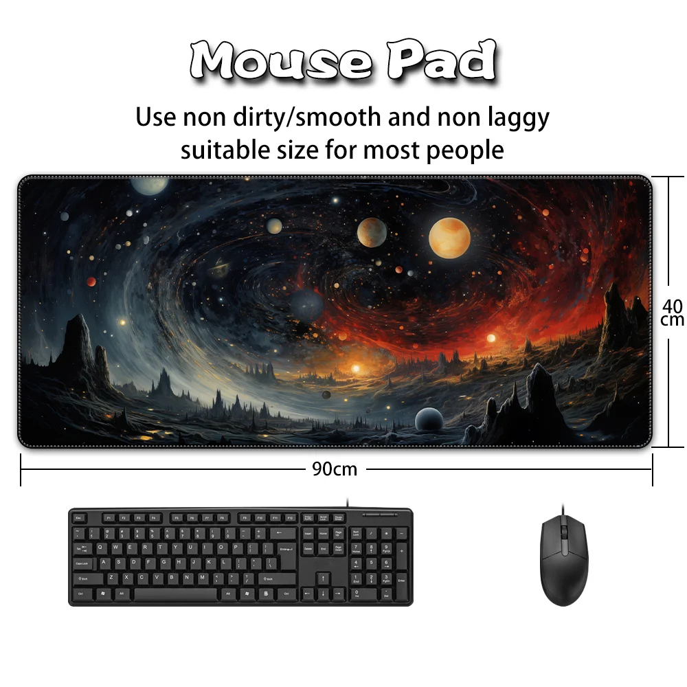 

Just like your dream, dreamy scenery, personalized Van Gogh style mouse pad, desktop pad, computer desk pad, keyboard pad