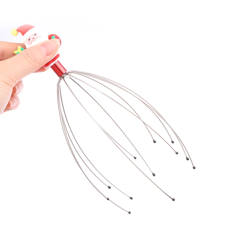 

1PC Scalp Massagers With 12 Claws Handheld Head Massage Scratcher For Deep Relaxation Hair Stimulation And Stress Relief Massage