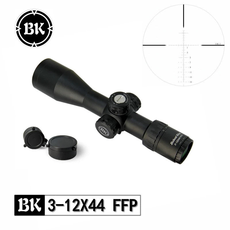 

Bobcat king 3-12X44 FFP First Focal Plane Side Parallax Scope Rifle Hunting Tactical Scope Etched Glass Optical Sniper Scope