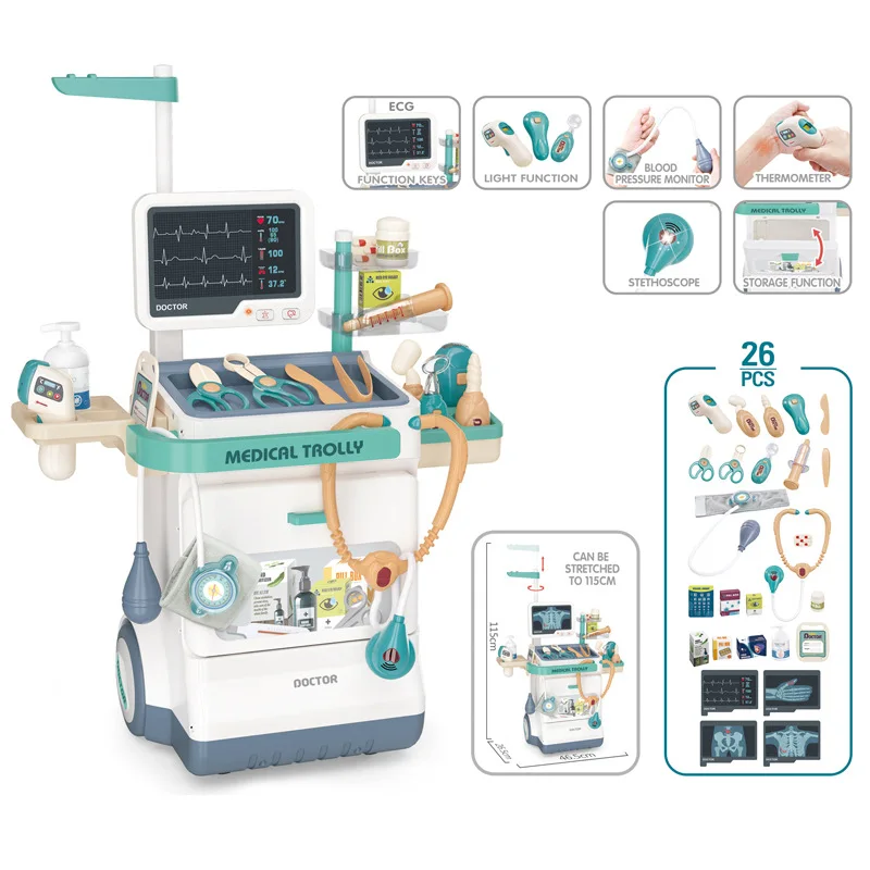 Детский врач играет роль игрушки пазл для мальчиков и девочек оборудование для уборки дома Медицинский Набор интересный подарок для культивирования