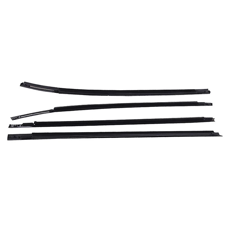 Car Door Window Trim Sealing Strip For Hyundai IX35 82210-2S000 2010-2015 Car Accessories Waterproof Black Rubber Weather Strips