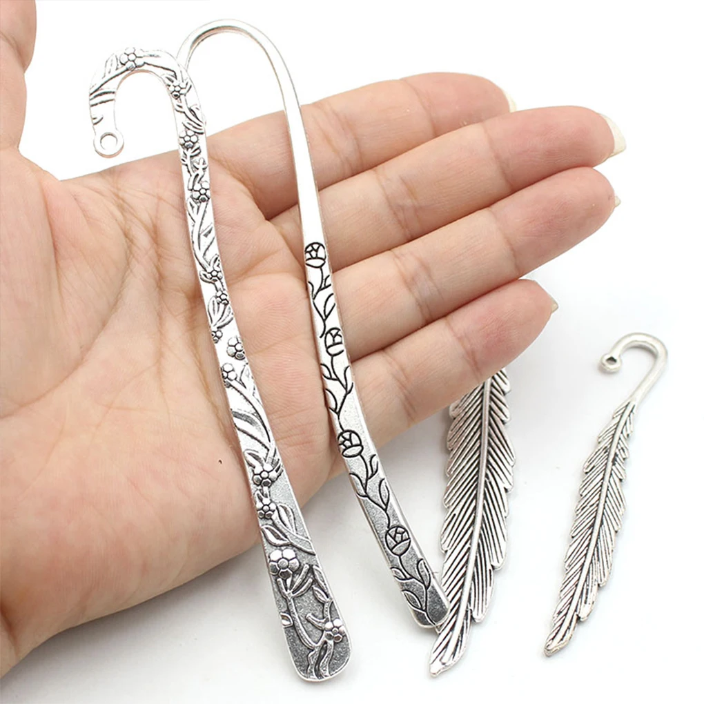 Alloy Women Hairpin Portable Replacement Decorative DIY Electroplated Girls Notebook Textbook Bookmark Headwear