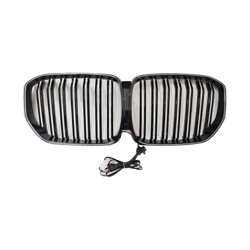 

Подходит для BMW X5 Dual Line Gloss Black G05 2019-2022 гг. Светодиодная решетка с подсветкой