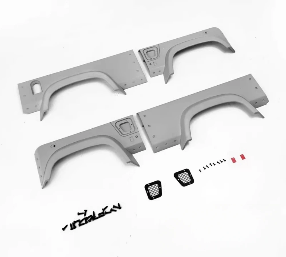 

1/10 гусеничный автомобиль, широкая гусеничная машина, подходит для RC4WD G2 Defender D90, кузов, радиоуправляемый грузовик 1 10, игрушка с дистанционным управлением