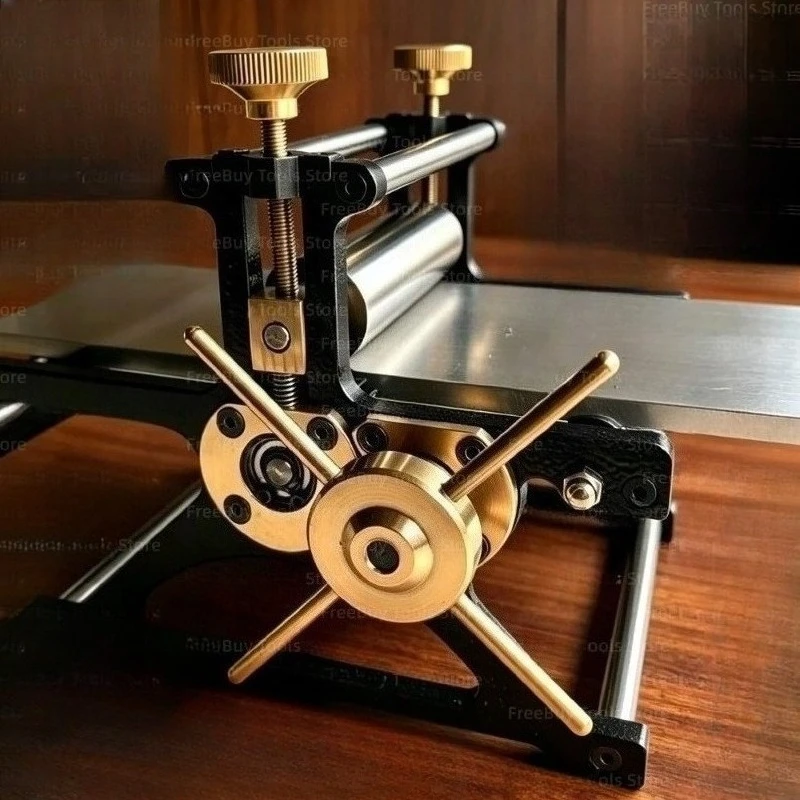 Mini Printing Press YJ-10 for Ex Libris & Relief Print, Small Etching Press for Block Printing, Desktop DIY Printing Machine