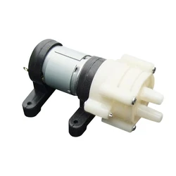 Mini bomba de diafragma de aire y agua, dispensador de agua de Motor de pulverización para microbombas, succión de 3 metros, 1,5-2 L/Min, CC de 12V