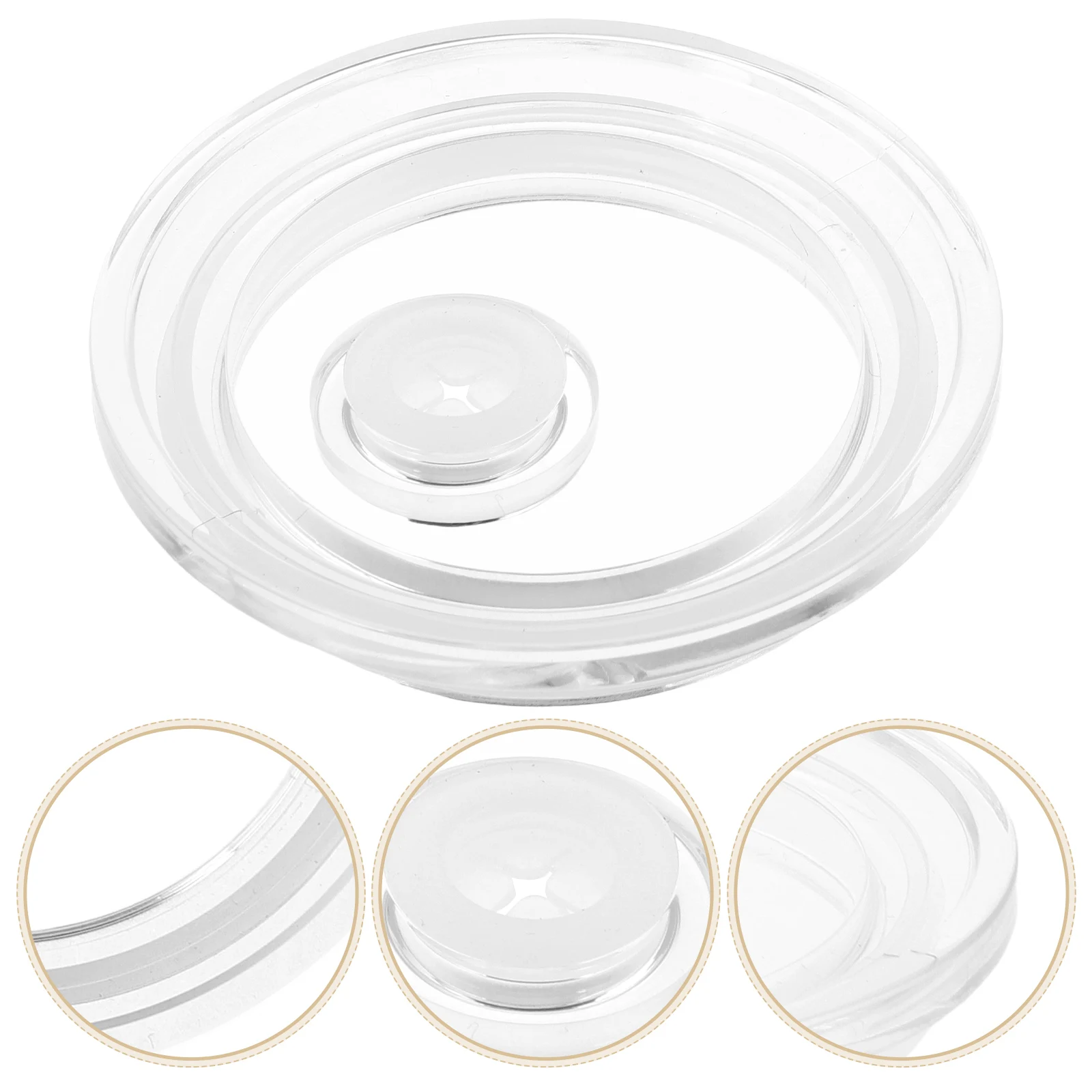 

4pcs Cup Lids Replacement Leak Proof Cup Replacement Lid Silicone Ring Glass Water Bottle Covers Jar Lid Milk Caps