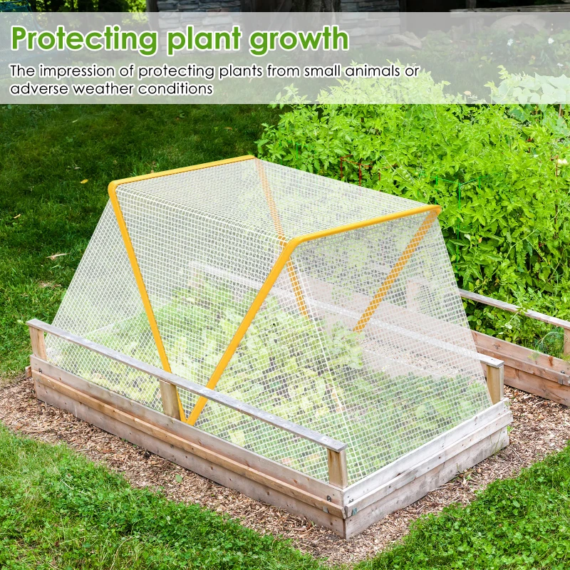 

Greenhouse Cover Foldable Garden Vegetable Flower Insect-Proof Bird Portable Winter Warm Anti-uv Windproof Planting Greenhouse