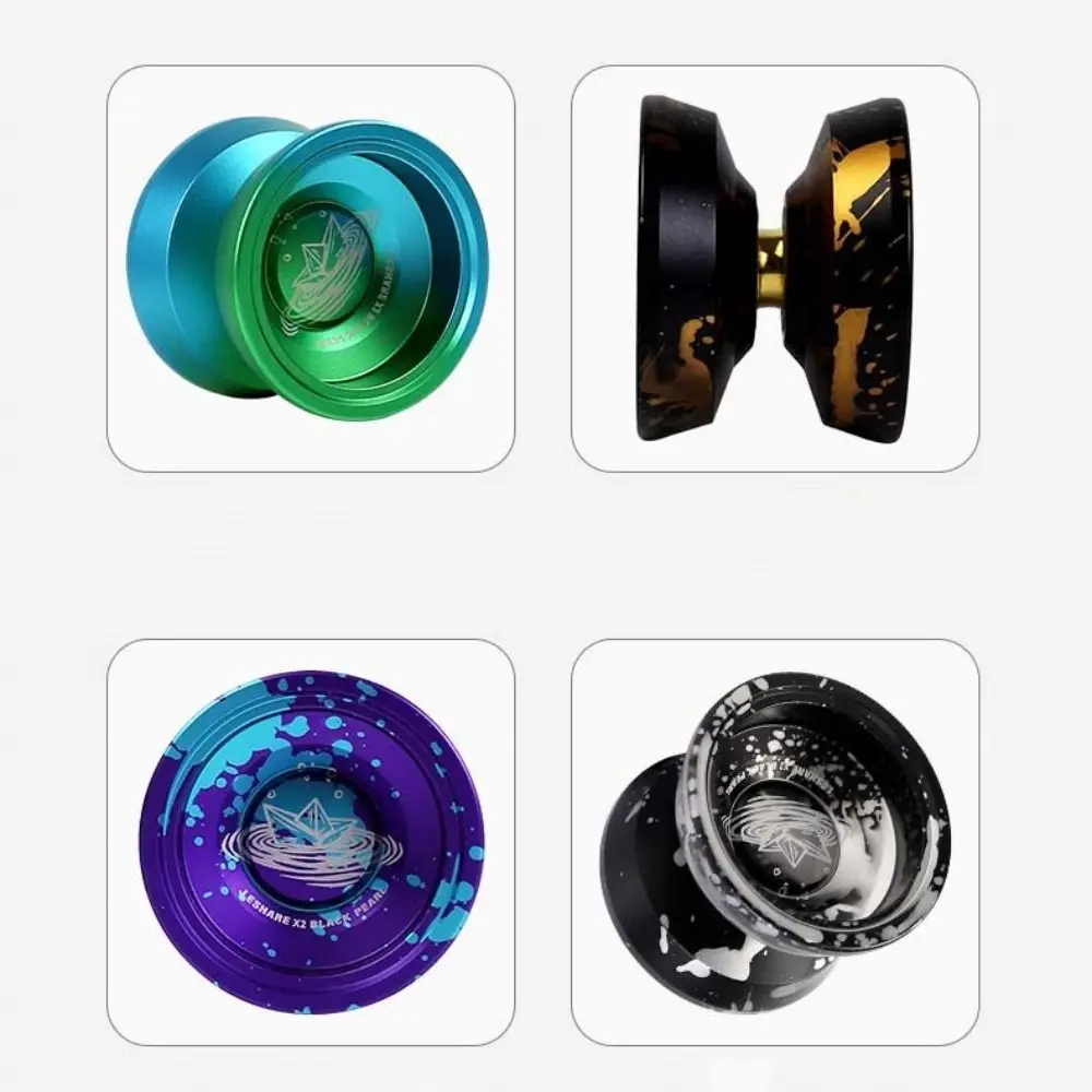 Classic Aluminum Alloy Yoyo Ball Professional High Speed Metal Yoyoball Bearing Strings Stable Yo Yo Beginners Advanced