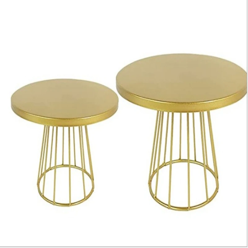 

Metal cake rack set Round cake rack Dessert display plate