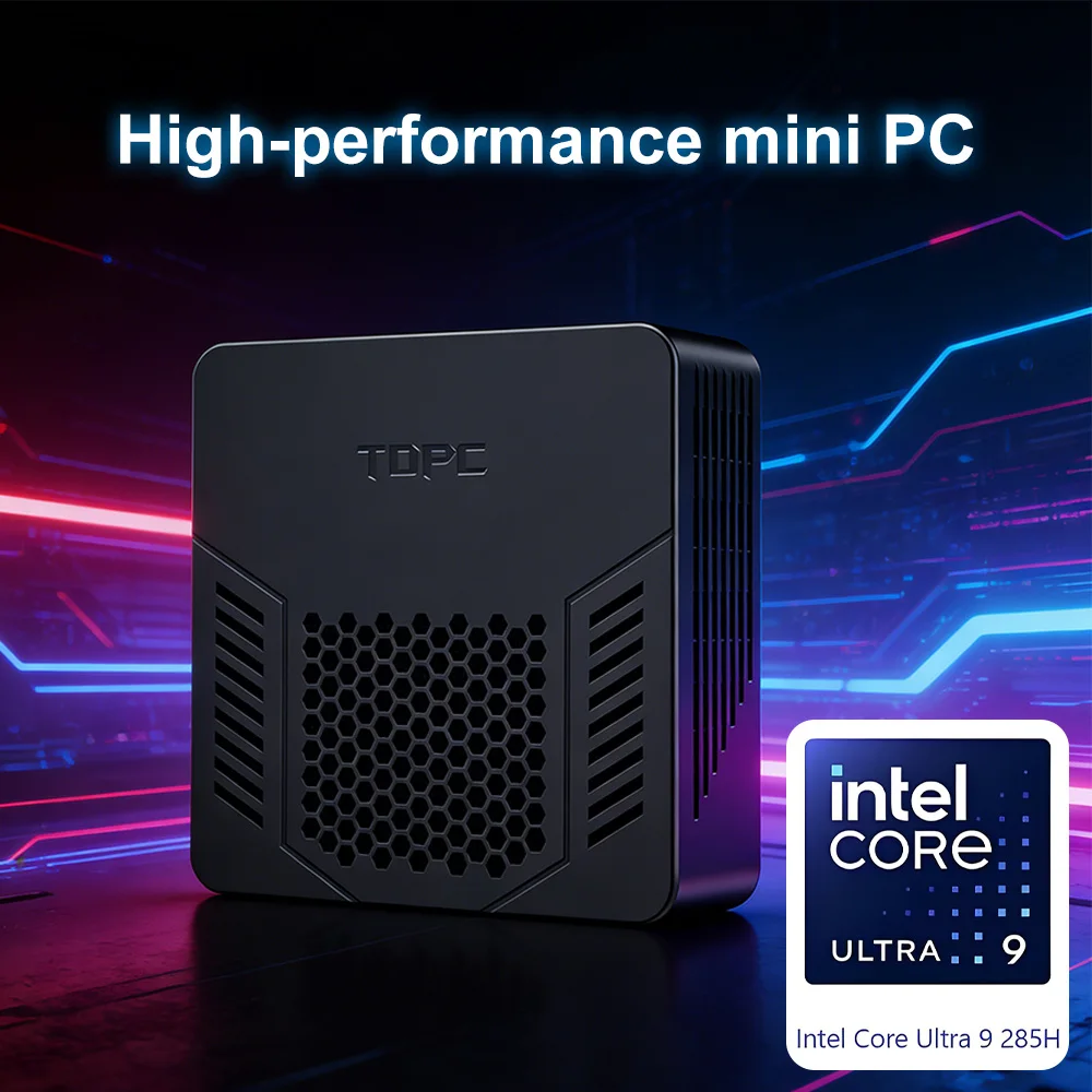 Mini PC da gioco definitiva |   Grafica Intel Core Ultra 9 e ad arco |   Supporto eGPU OCuLink |   DDR5 128 GB |   Doppio LAN e WiFi da 2,5 G