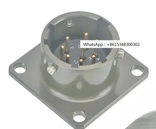 Circular Aviation Cable 12 Housing 8-Pin Male and Female Assembled Plug Original MS3116 Square Flange Receptacle Connector
