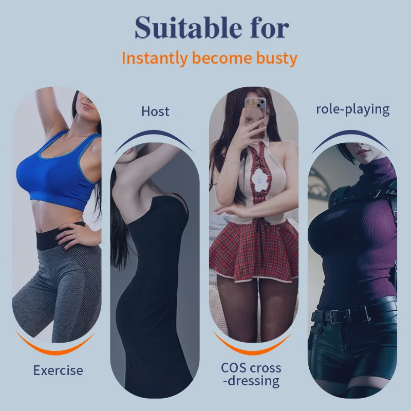 ONEFENG أشكال ثدي كاذبة اصطناعية واقعية من السيليكون للمتحولين جنسيا كروسدرسر ثدي خارجي مزيف شيميل اسحب الملكة كوسبلاي #4