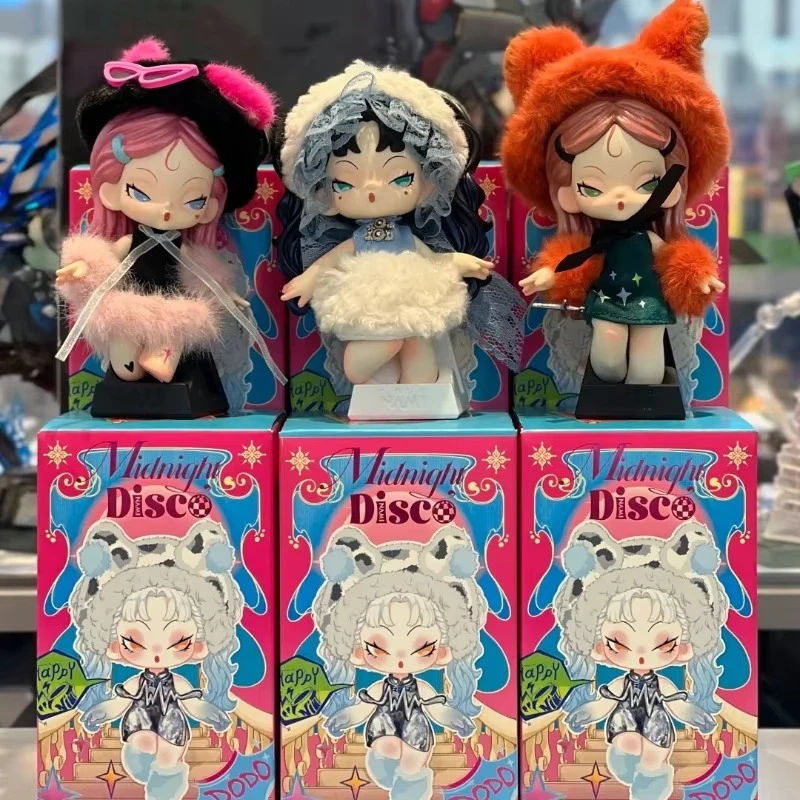 Caja Sorpresa de la Serie Midnight Disco de DODO NAMI, Figura de Anime de Acción, Modelo Kawaii, Regalo, Juguetes Originales