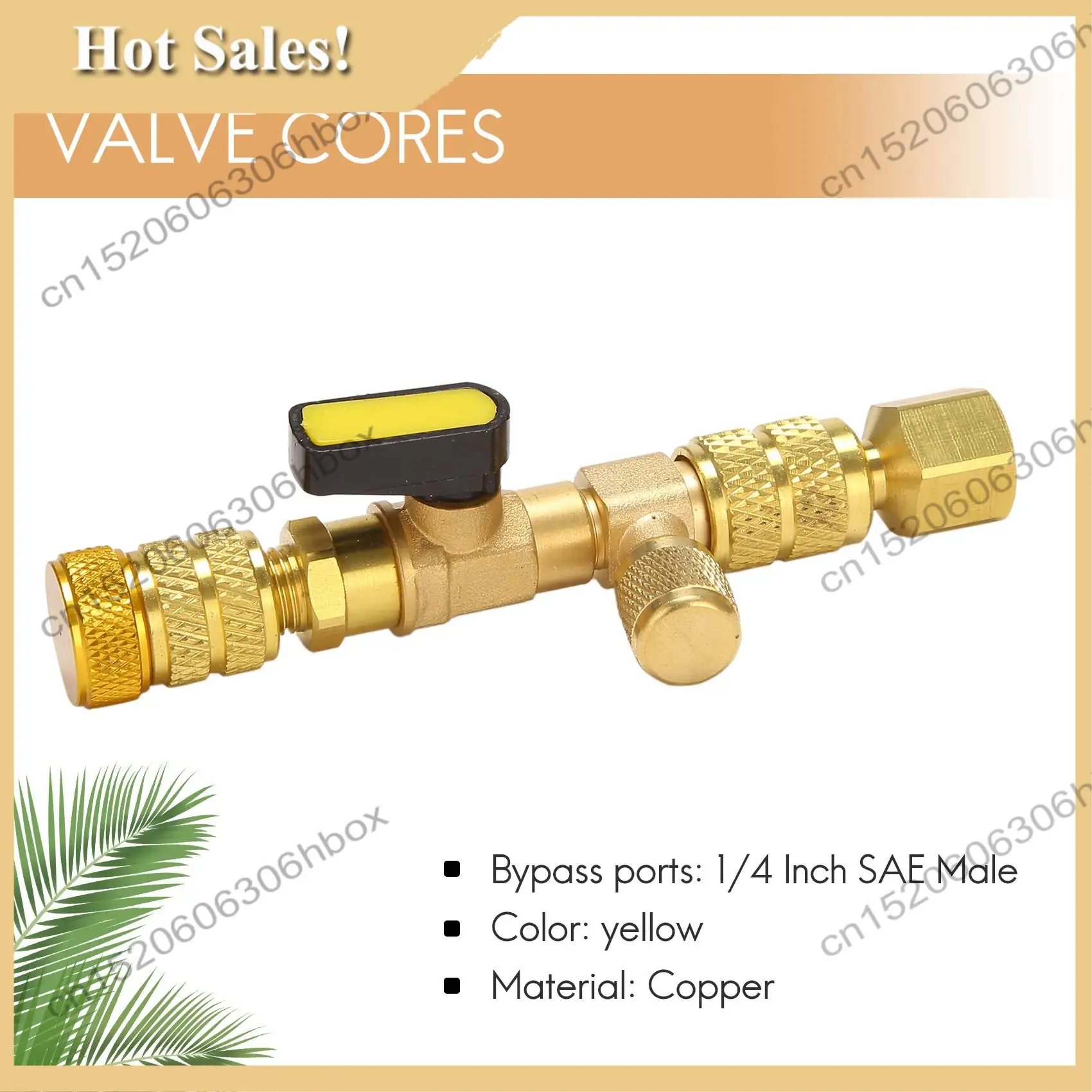 

-HOPE R410A R22 Инструмент для снятия сердечника клапана с двойным портом SAE 1/4 и 5/16 для системы HVAC R404A R407C R134A R12 R32