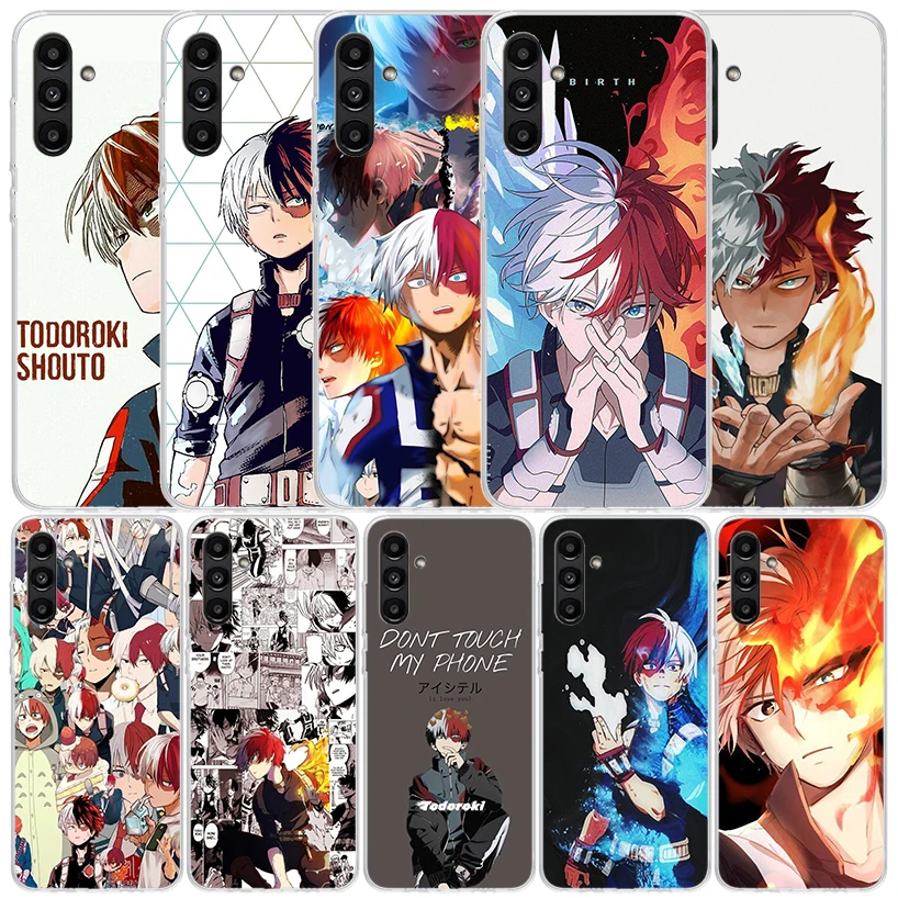 My Hero Todoroki Shoto Phone Case For Samsung Galaxy A15 A14 A13 A12 A55 A54 A53 A52 A35 A34 A33 A32 A25 A24 A23 A22 A04S A03S A