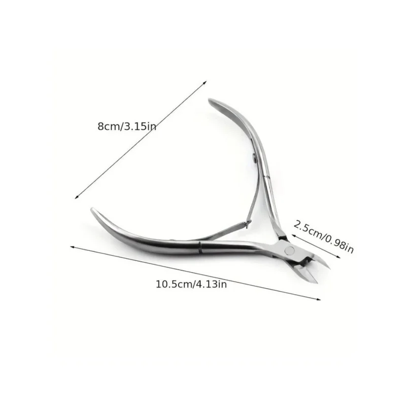 Ciseaux coupe-ongles pour peau dure et morte, coupe-cuticules en acier inoxydable, outil de manucure et de pédicure professionnel 1 pièce