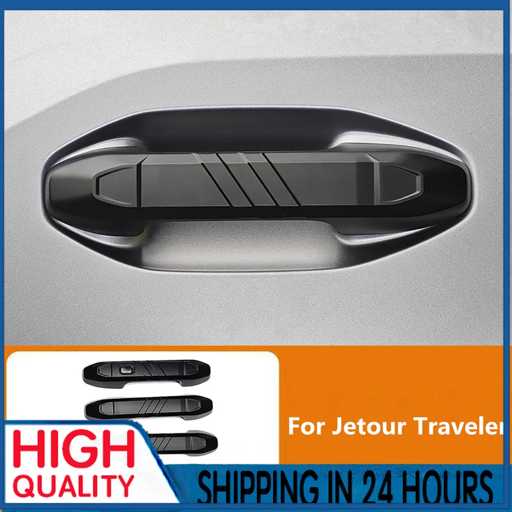 New Protective Cover for Chery Jetour Traveler 2023-2024 Matte Black ABS Trim Cover Protector Anti-Scratch Protection Accessorie