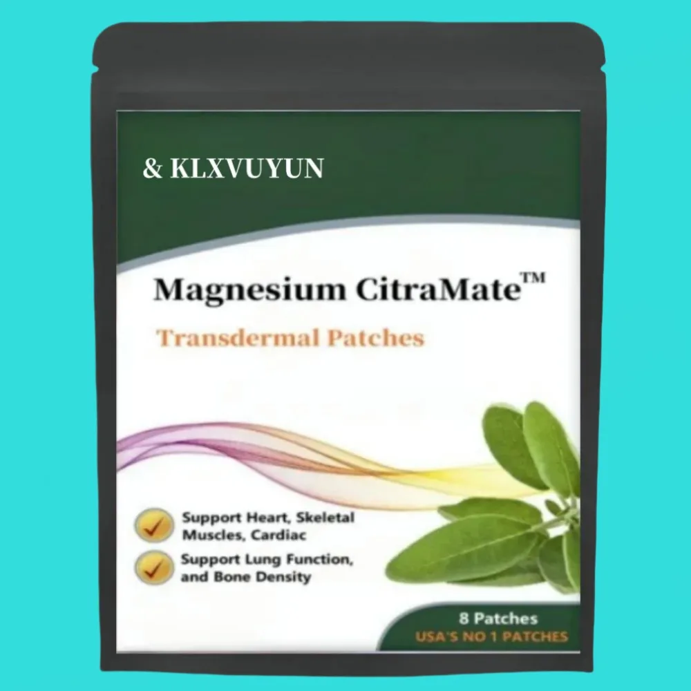 

Magnesium Citramate - Magnesium Transdermal Patch With Added Citrate - Support Heart, Lung Function, And Bone Density